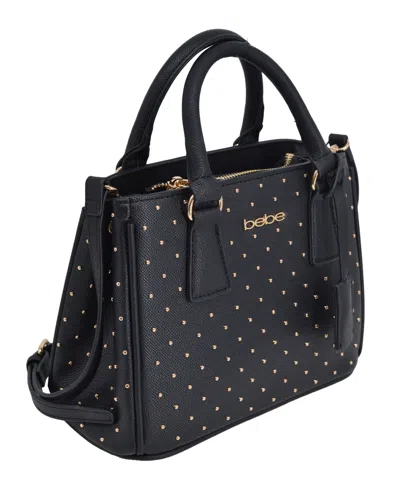 Bebe Women's Sagan Studded Small Satchel Bag In Black