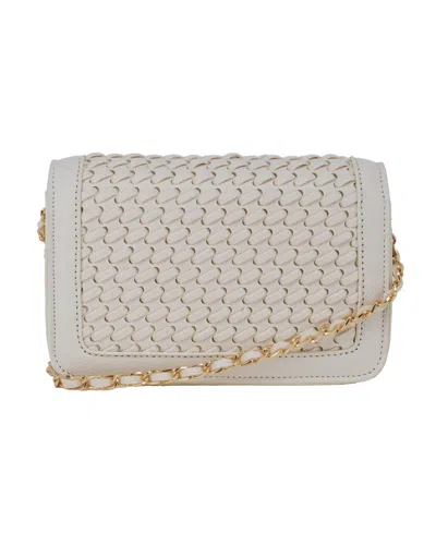 Bebe Women's Katriel Mini Crossbody Bag In White