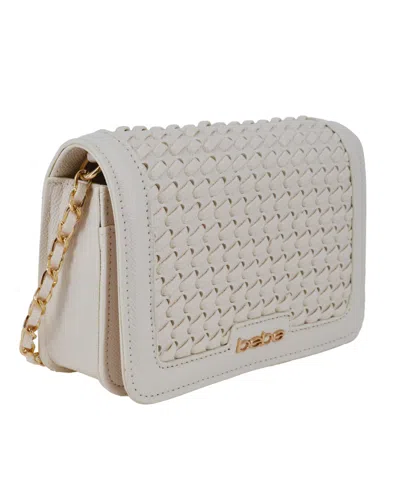 Bebe Women's Katriel Mini Crossbody Bag In White