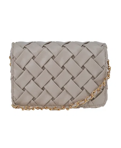 Bebe Women's Luca Mini Crossbody Bag In White