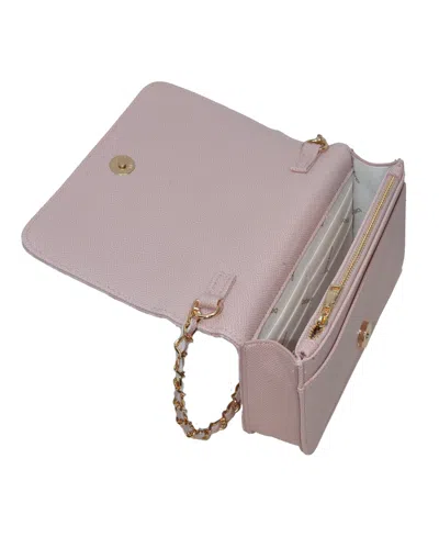 Bebe Women's Adela Monogram Mini Crossbody Bag In Pink