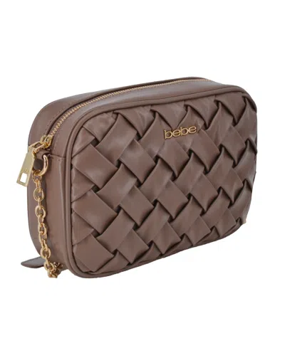 Bebe Women's Luca Small Camera Bag With Wallet In Brown