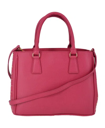 Bebe Women's Sagan Studded Medium Satchel Bag In Pink