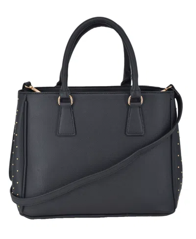 Bebe Women's Sagan Studded Medium Satchel Bag In Black