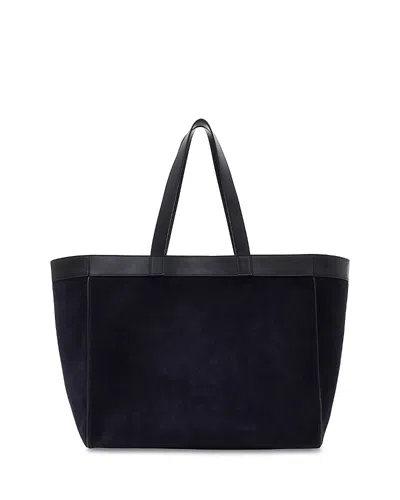 Anine Bing Medium Rio Suede Tote Bag In Black