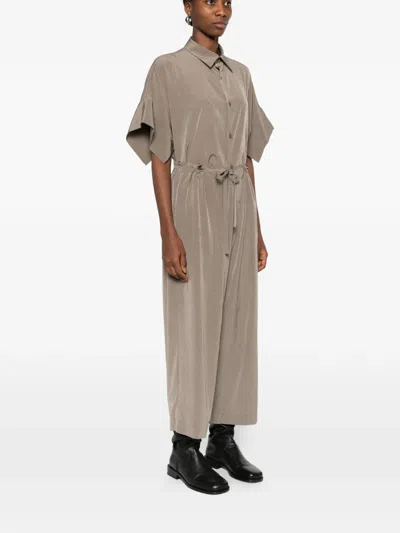 Y's Drawstring Trousers In Brown