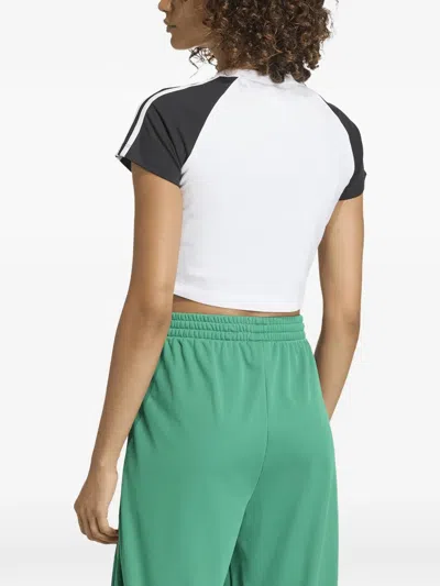 Adidas Originals Three-stripe Baby T-shirt In White