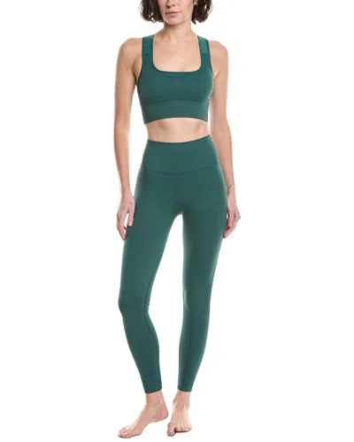 Phat Buddha 2pc Bra & Pant Set In Green