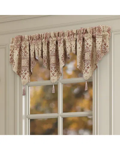 J Queen New York J. Queen New York Weston Window Ascot Valance In Brown