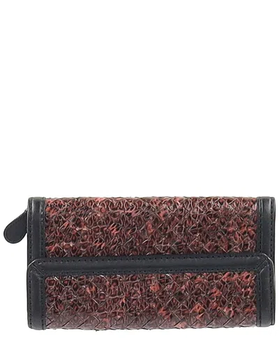 Bottega Veneta Intrecciato Sheep Leather Clutch (authentic Pre-loved)