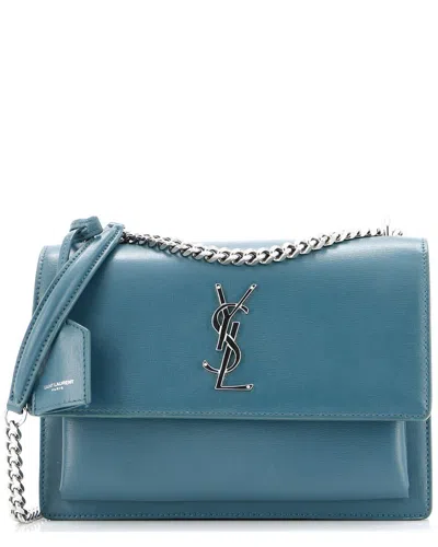 Saint Laurent Sunset Crossbody Bag Leather Medium (authentic Pre-loved)