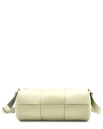 Bottega Veneta Canette Crossbody Bag Maxi Intrecciato Leather Medium (authentic Pre-loved) In Green