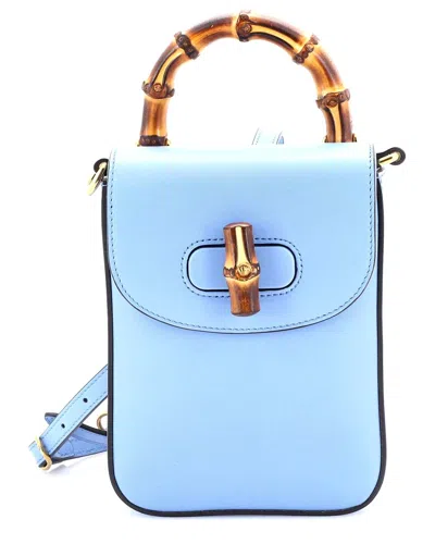 Gucci Bamboo Top Handle Backpack Leather Mini (authentic Pre-loved)