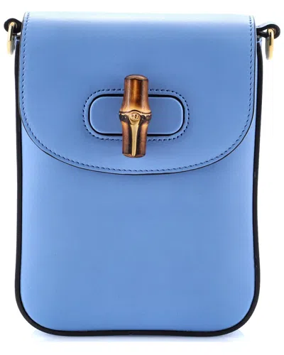 Gucci Bamboo Top Handle Backpack Leather Mini (authentic Pre-loved)