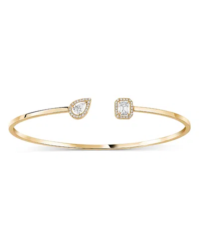 Messika My Twin Toi & Moi 18-karat Gold Diamond Cuff In Gold