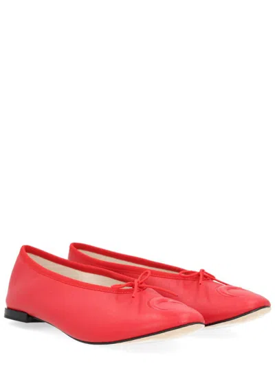 Marine Serre Ballerina "lilouh"  X Repetto In Red