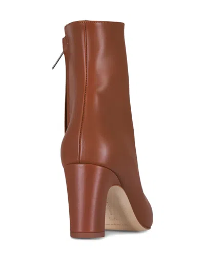 Manolo Blahnik Ofaralo Leather Boots In Brown