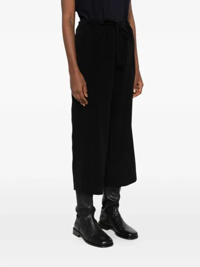 Y's Drawstring Trousers In Black