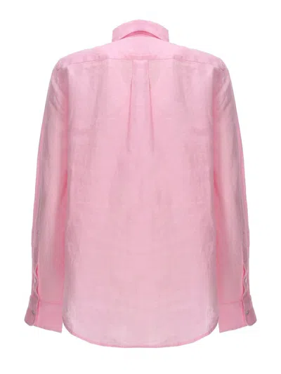 Polo Ralph Lauren Shirt With Logo In Pink