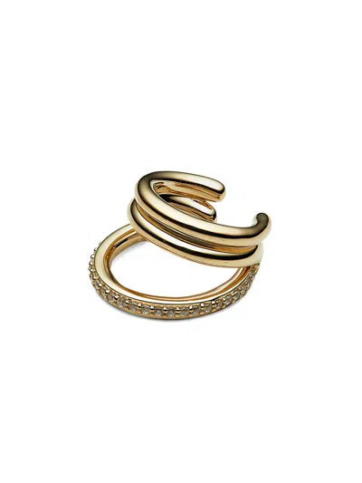 Otiumberg Pavé Concero Ear Cuff In Gold