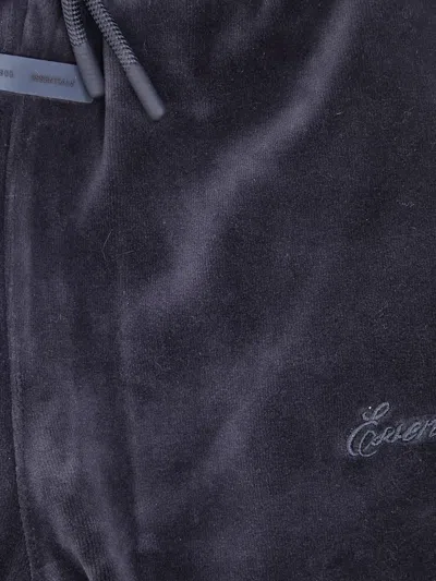 Essentials Drawstring-fastening Track Pants In Blue