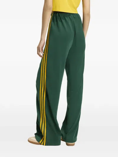 Adidas Originals Loose Stripe Track Pants In Green