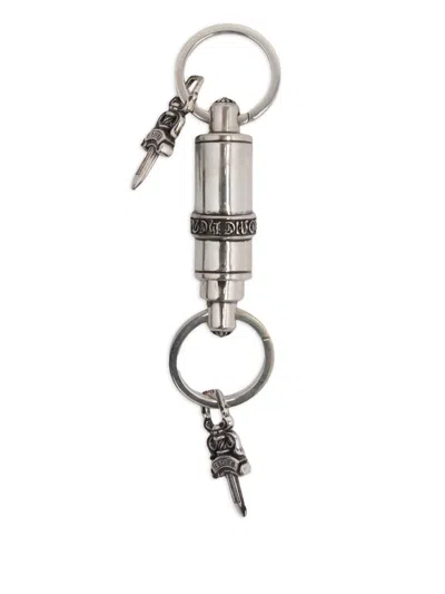 Chrome Hearts Valet Dagger Keyring In Metallic