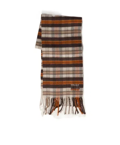 Miu Miu Wool And Cashmere Scarf In Brown