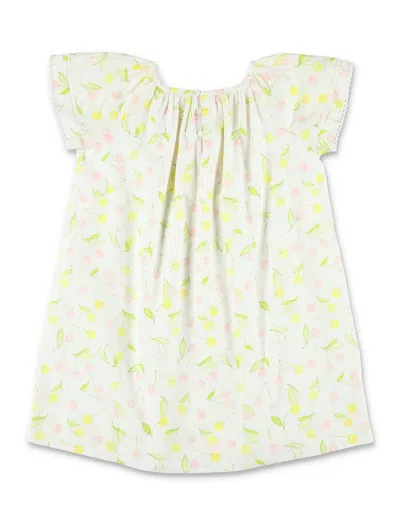 Bonpoint Printed Cotton Salome Dress For Girls In White