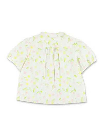 Bonpoint Printed Cotton Adele Shirt Fot Girls In Multi