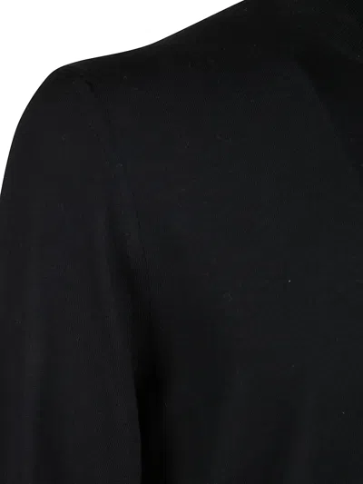 Drumohr Turtleneck Long Sleeves Sweather In Black