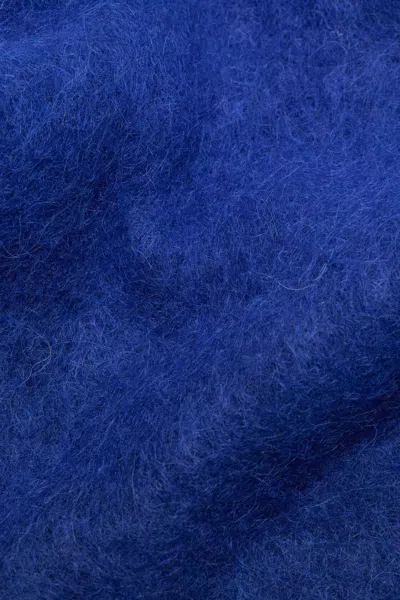 Acne Studios Fringed Scarf In Blue