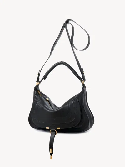 Chloé Marcie Small Shoulder Bag In Black
