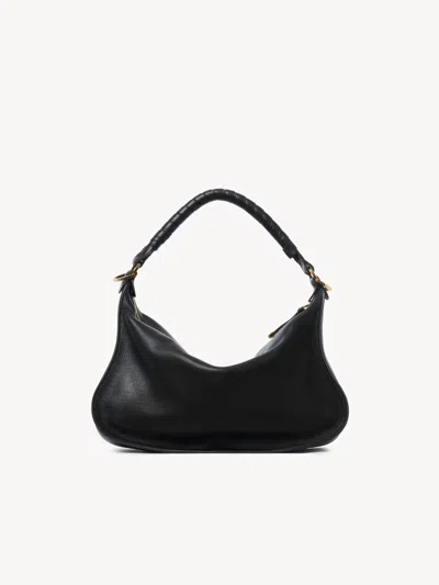 Chloé Marcie Small Shoulder Bag In Black