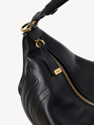 Chloé Marcie Small Shoulder Bag In Black