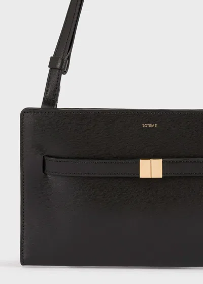 Totême Womens Toteme Belted Leather Cross Body Bag In Black