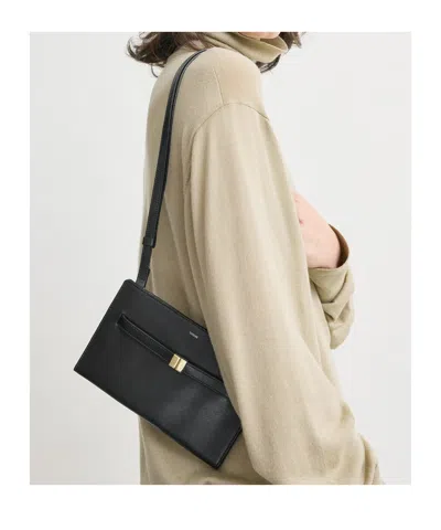Totême Womens Toteme Belted Leather Cross Body Bag In Black