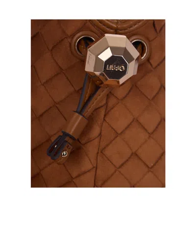 Liu •jo Liu Jo Sequoia Zipped Tote Bag In Brown