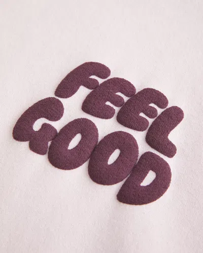 Hollister Feel Good Graphic Mock-neck Sweatshirt In Pink