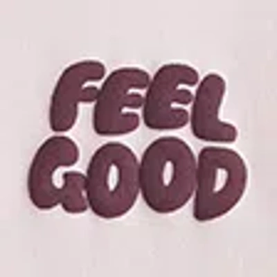 Hollister Feel Good Graphic Mock-neck Sweatshirt In Pink