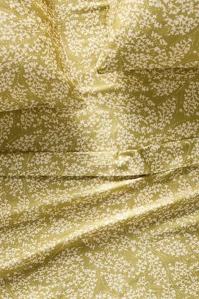 Anthropologie Organic Cotton Sateen Printed Sheet Set