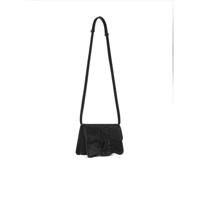 Palm Angels Palm Beach Crossbody Bag In Black