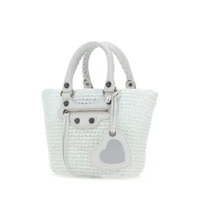 Balenciaga Le Cagole Panier S In White