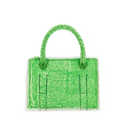 Dentro Printed Leather Mini Otto Handbag