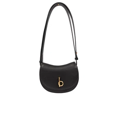 Burberry Rocking Horse Mini Bag In Black Leather