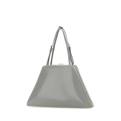 Prada Light Grey Leather Handbag
