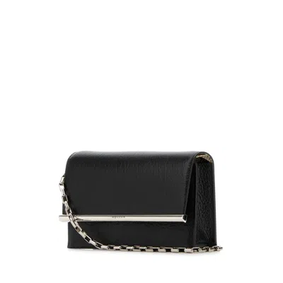 Alexander Mcqueen Mini Cross-bar Cross Body Bag In Black