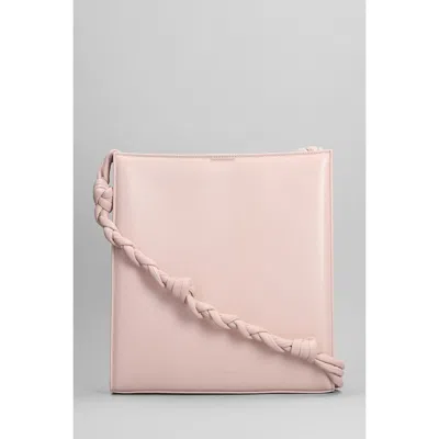 Jil Sander Unique Handle Leather Shoulder Bag