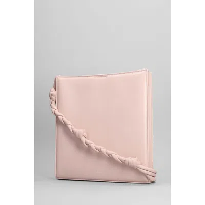 Jil Sander Unique Handle Leather Shoulder Bag