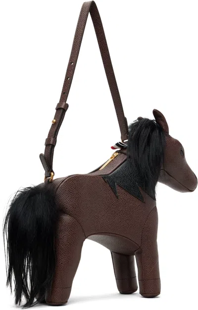Thom Browne Brown Baby Horse Bag